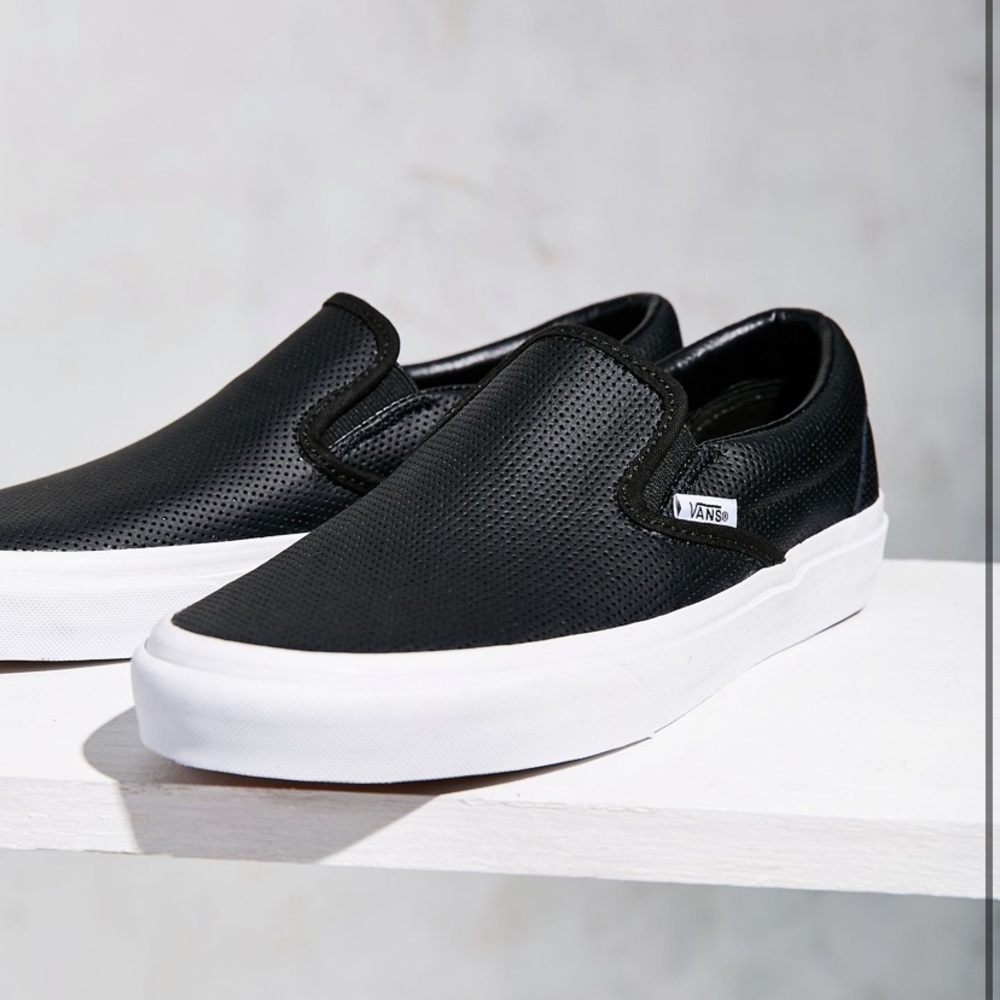 Leather Slip On Vans